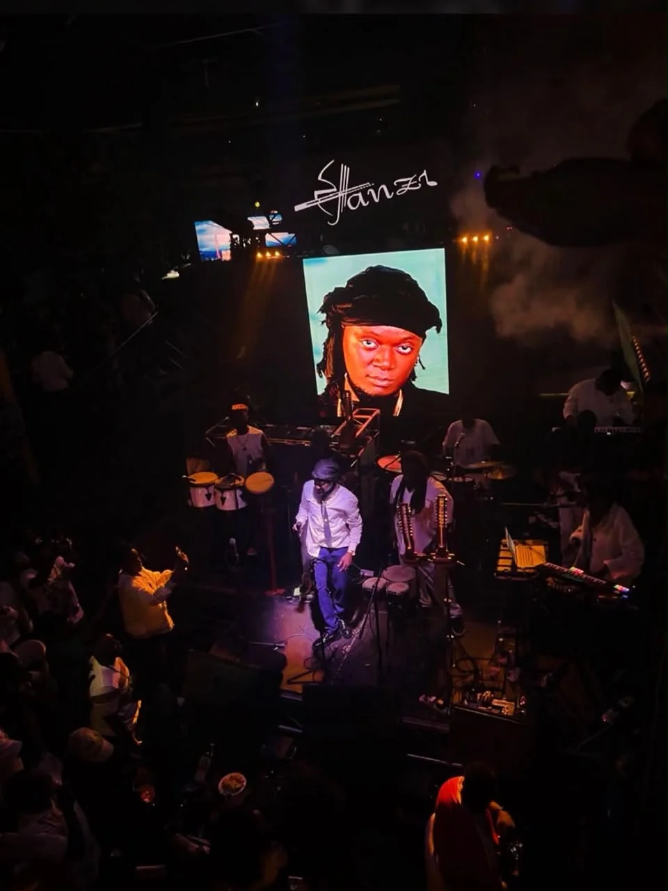 Sama Sojah on stage with Janzi Band at Catwalk Lounge on 29 September 2026